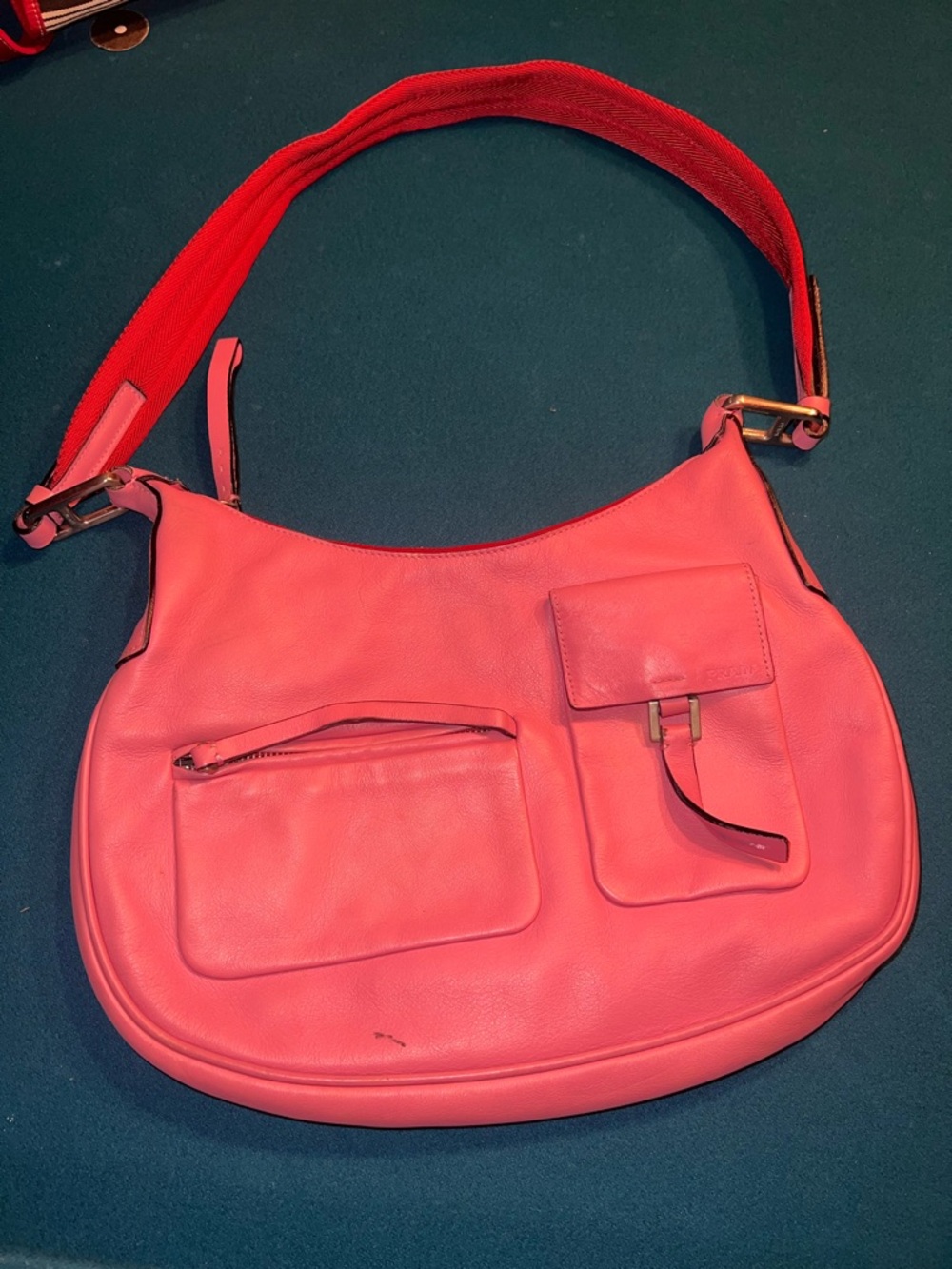 Vintage Prada Pink Leather Shoulder Bag - Stylish Everyday Carry